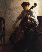 Joseph Decamp Cellist Germany oil painting artist